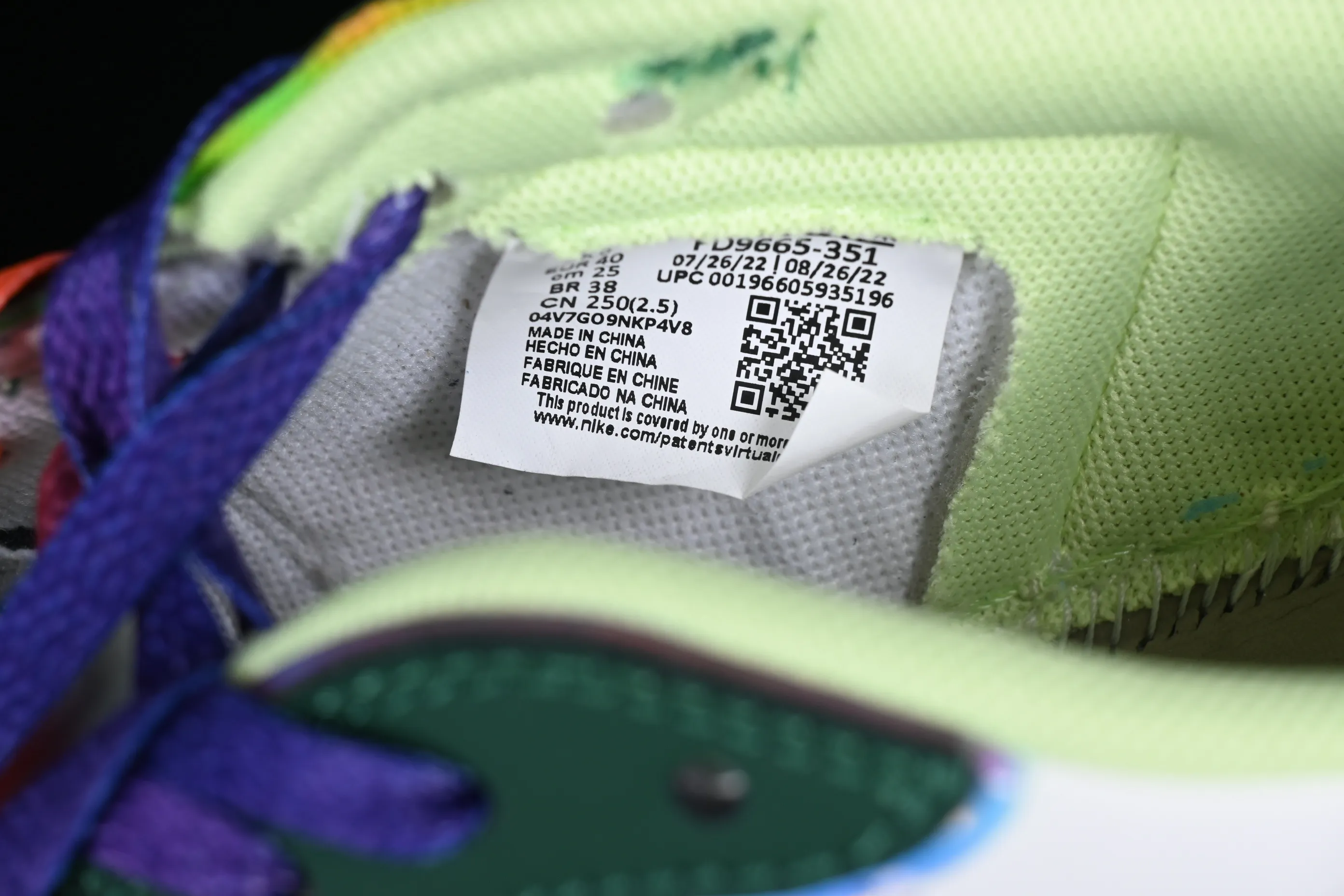 All categories Air Jordan Jordan series basketball shoes Air Jordan 1 Low G version pure original Air Jordan 1 Low OG "Doernbecher" AJ1 Joe 1 charity low-top cultural casual sneakers FD9665-351